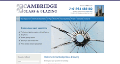 Desktop Screenshot of cambridgeglassandglazing.co.uk